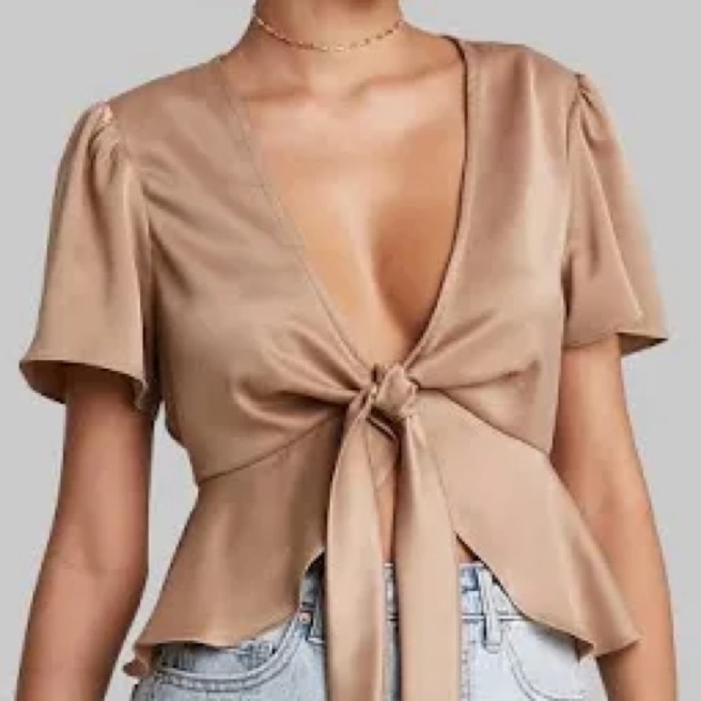Wild Fable | Tie Front Blouse